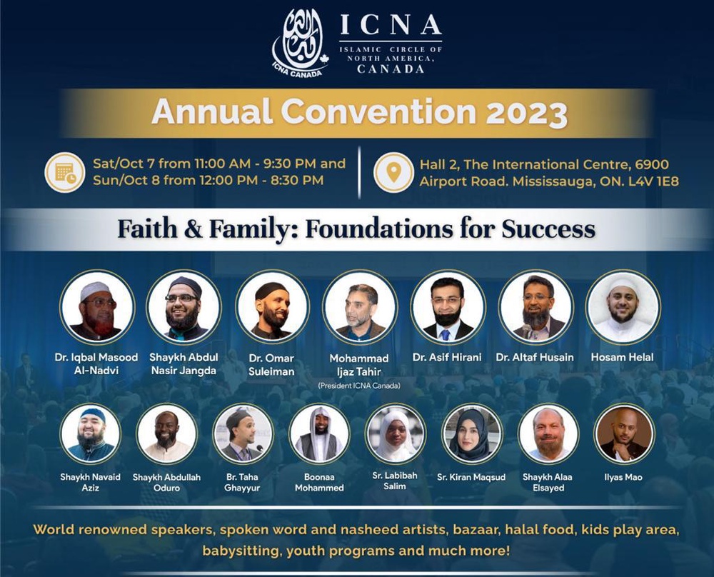 ISLAMIC CIRCLE OF NORTH AMERICA (ICNA) Canada Convention