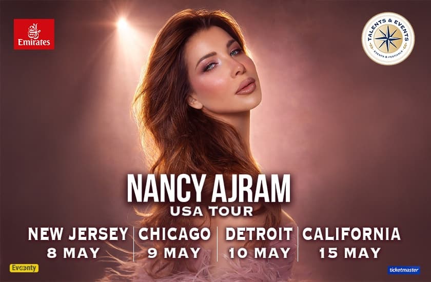 Nancy Ajram USA Tour 2026 image Nancy Ajram USA Tour 2026 image