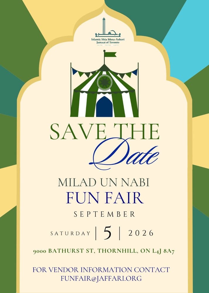 JCC Milad-un-Nabi Ladies Bazaar image JCC Milad-un-Nabi Ladies Bazaar image